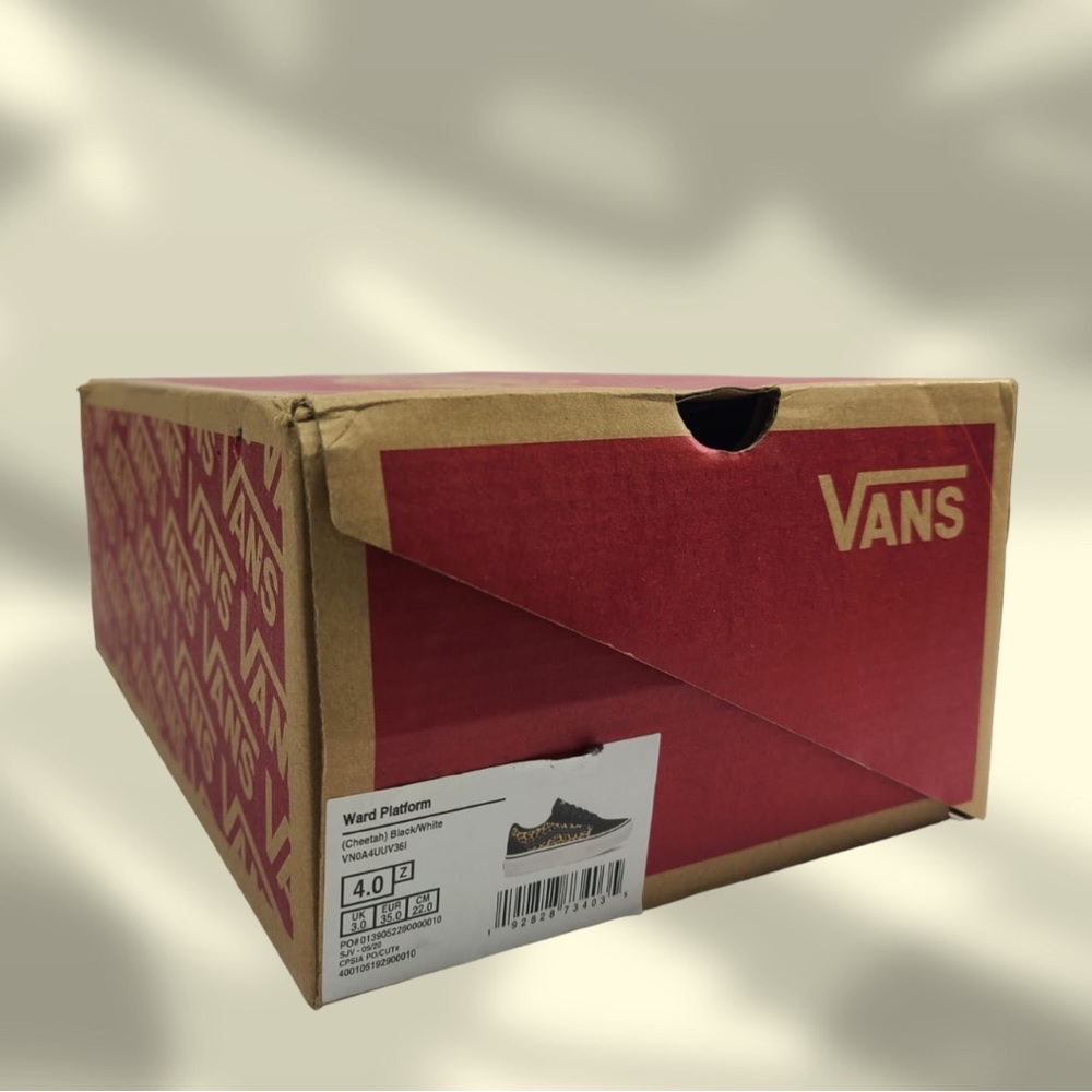 Vans Cheetah Print Ward Platform Sneaker - Picture 9 of 9